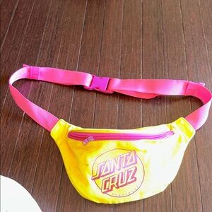 Santa Cruz Yellow and Pink Fanny Pack